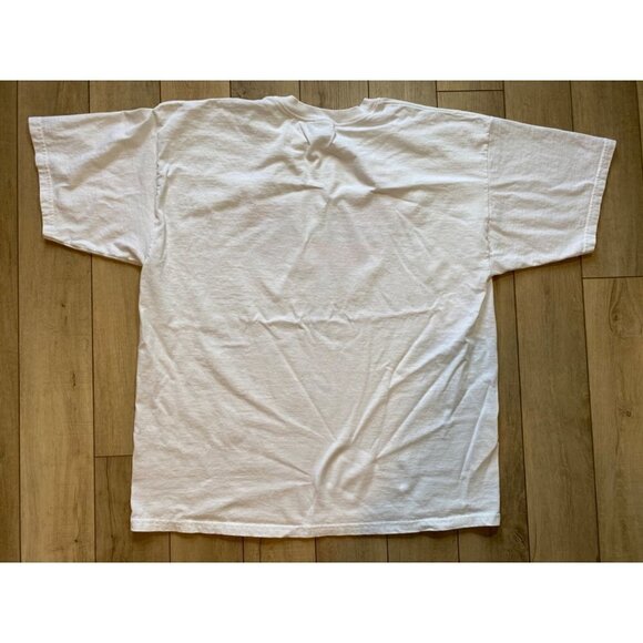 Ford Mustang Classic Muscle Car Graphic Tshirt Unisex 2XL / XXL White Red GT 350 - Picture 7 of 8